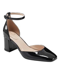 Женские туфли-лодочки Lets Add с квадратным носком и ремешком на щиколотке Bandolino, черный