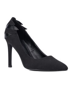 Женские туфли-лодочки Magdi на остром каблуке с аппликацией New York &amp; Company, черный
