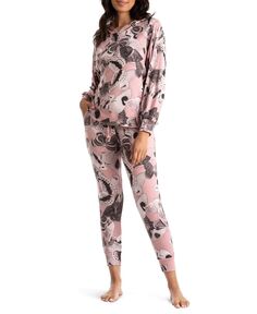 Женский пижамный комплект из 2 предметов Juno Hacci Midnight Bakery, розовый