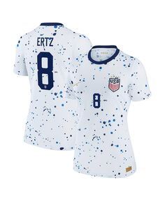 Женская белая домашняя футболка Julie Ertz USWNT 2023 Replica Player Nike, белый