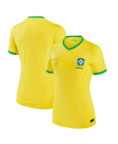 Женская желтая футболка женской национальной сборной Бразилии 2023, копия домашнего стадиона Nike, желтый