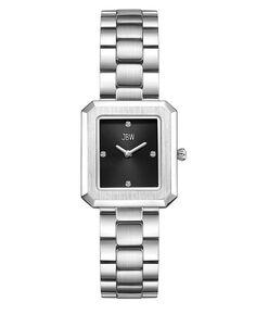 Женские часы Arc с одинарным браслетом из нержавеющей стали, 23 x 25 мм Jbw, серебро