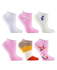 Женские носки с фламинго, 6 шт. Gallery Seven