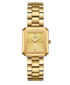 Женские часы Arc с одинарным браслетом из нержавеющей стали, 23 x 25 мм Jbw, золотой