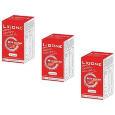 Пробиотик Ligone бета-глюкан, 3 упаковки по 30 капсул 4moms