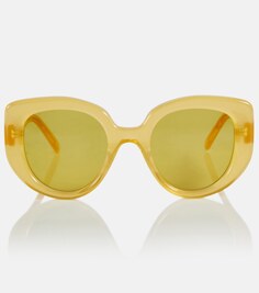 Солнцезащитные очки «кошачий глаз» Loewe, желтый