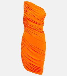 Мини-платье Diana из джерси NORMA KAMALI, оранжевый