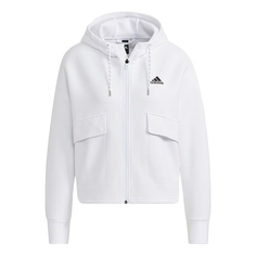 Ветровка Adidas Sty W New Kt Jk Big Pocket Sports Hooded White Jacket, Белый