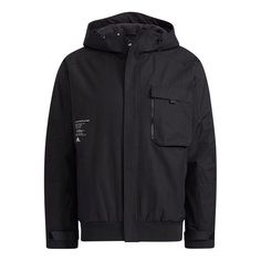 Куртка Adidas M Utility Jkt Big Pocket Sports Hooded Black, Черный