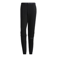 Повседневные брюки Adidas originals Solid Color Lacing Casual Joggers/Pants/Trousers Black, Черный