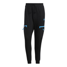 Повседневные брюки Adidas neo Pk Dk Rlx Tp Contrasting Colors Pocket Bundle Feet Sports Black, Черный