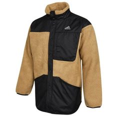 Куртка Adidas Boa Fleece, бежевый/черный