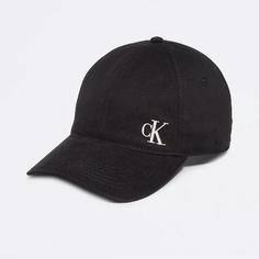 Бейсболка Calvin Klein Brushed Cotton Twill Logo, черный