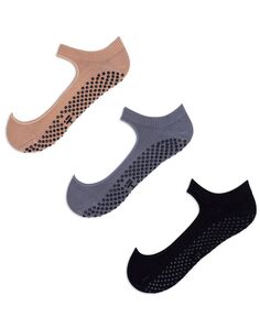 Пакет Sweet Neutrals Grip Pack — набор из 3 женских носков SHASHI