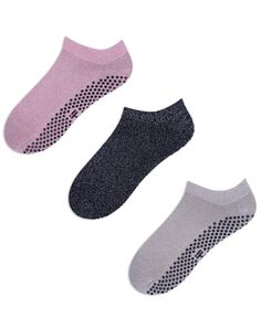 Набор The Basics Shimmer Grip — комплект из 3 женских носков SHASHI