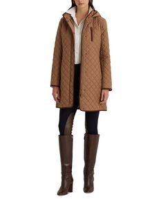 Женское стеганое пальто Lauren Ralph Lauren