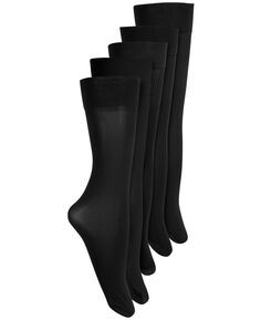 5-Пк. Носки для брюк 400N Lauren Ralph Lauren, черный