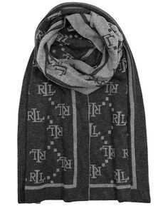 Вязаный шарф с логотипом Lauren Ralph Lauren