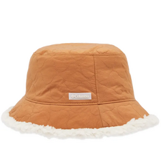 Двусторонняя шляпа Columbia Winter Pass Bucket, оранжевый/белый