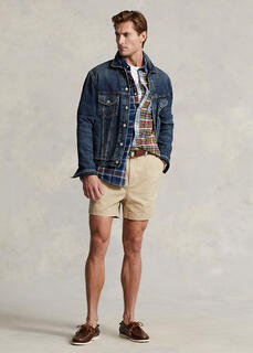 5-дюймовые шорты свободного кроя Cormac со складками Ralph Lauren