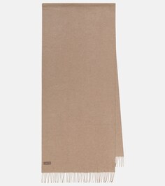 Шелковый шарф Brunello Cucinelli, коричневый