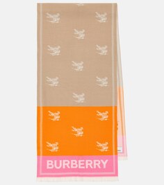 ЭКД шерстяной шарф Burberry, разноцветный