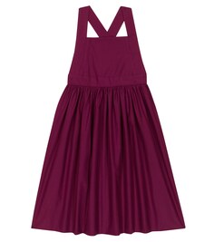 Платье Gladys из хлопка Bonpoint, фиолетовый