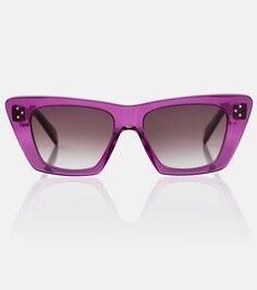 Солнцезащитные очки «кошачий глаз» из ацетата Celine, фиолетовый