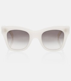 Солнцезащитные очки «кошачий глаз» из ацетата Celine, белый