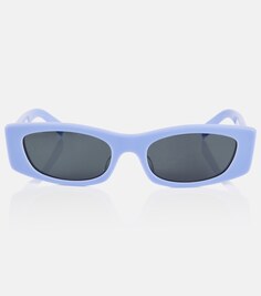 Солнцезащитные очки прямоугольной формы Celine, синий