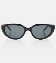 Солнцезащитные очки «кошачий глаз» из ацетата Celine, черный