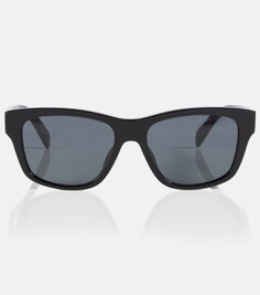 Квадратные солнцезащитные очки Monochroms 05 с ремешком Celine, черный
