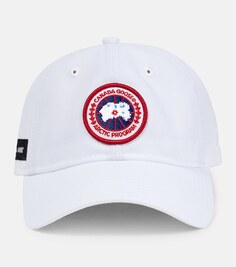 Бейсболка с логотипом Canada Goose, белый