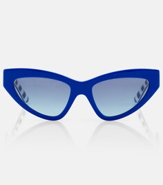 Солнцезащитные очки «кошачий глаз» Dolce&amp;Gabbana, синий