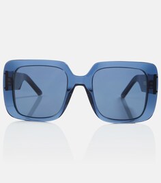 Квадратные солнцезащитные очки Wildior S3U Dior Eyewear, синий