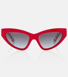 Солнцезащитные очки «кошачий глаз» Dolce&amp;Gabbana, красный