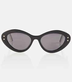 Солнцезащитные очки DiorPacific B1U в оправе «кошачий глаз» Dior Eyewear, черный