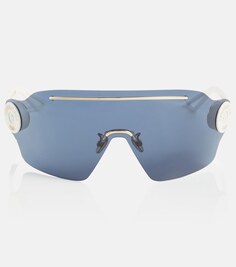 Солнцезащитные очки-щитки DiorPacific M1U Dior Eyewear, синий