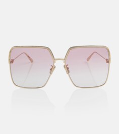 Квадратные солнцезащитные очки EverDior S1U Dior Eyewear, розовый