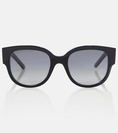 Квадратные солнцезащитные очки Wildior BU Dior Eyewear, черный