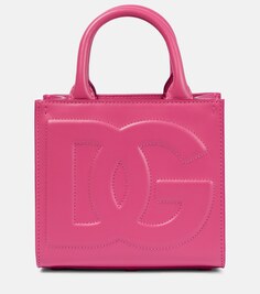 Кожаная сумка-тоут DG Daily Mini Dolce&amp;Gabbana, розовый