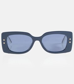 Овальные солнцезащитные очки DiorPacific S1U Dior Eyewear, синий