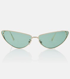 Солнцезащитные очки MissDior B1U в оправе «кошачий глаз» Dior Eyewear, зеленый