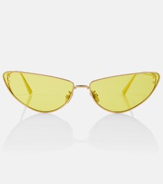 Солнцезащитные очки MissDior B1U в оправе «кошачий глаз» Dior Eyewear, желтый