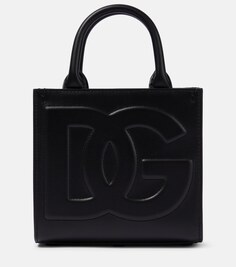 Кожаная сумка-тоут DG Daily Mini Dolce&amp;Gabbana, черный