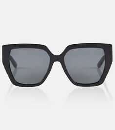 Квадратные солнцезащитные очки Dolce&amp;Gabbana, черный