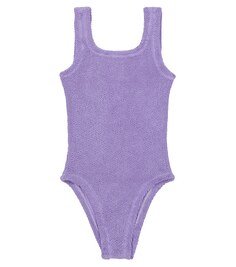 Классический купальник Hunza G, фиолетовый
