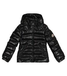 Пуховик Bady с капюшоном Moncler Enfant, черный