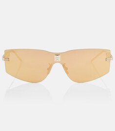 Солнцезащитные очки в прямоугольной оправе 4Gem Givenchy, золотой