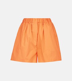 Хлопковые шорты Lui THE FRANKIE SHOP, оранжевый